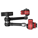 iFootage MA5-6 Spider Crab Magic Arm with QR Mounting (11") Arms Extended with one Head Facing Up and one Side on