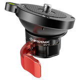 iFootage QL-I Quick Leveler (Flat Base, 3/8"-16) Open Clip with Angled Head