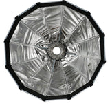 iFootage Quick Release Mini Bowens Dome Softbox 60cm (23.6") Front View Completely Empty