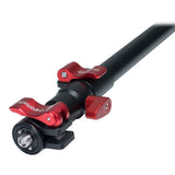 iFootage SA-32 Telescoping Support Rod with Jaw Clamp (Spider Crabs System) Close Up of Thread Attachment