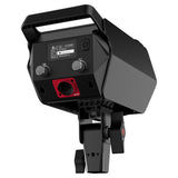 iFootage Anglerfish SL1 200BNA Bi-Color LED Light Standard Angled Rear View