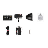 iFootage Anglerfish SL1 60BNA Bi-Colour LED Monolight (Standard Kit) Box COntent