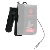 iFootage V-Mount handheld Grip with greyed-out v-lock battery mounted to it