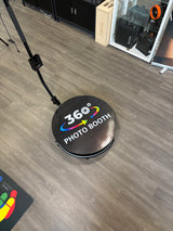 X-Small 80cm 360° Electronic Rotating Turntable Photo Booth With Metal Plate - For 1-2 Persons (Ex-Hire/Demo Unit)