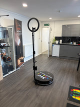 X-Small 80cm 360° Electronic Rotating Turntable Photo Booth With Metal Plate - For 1-2 Persons (Ex-Hire/Demo Unit)
