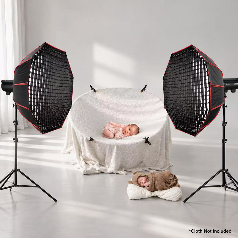 DP400III-V Newborn Photography Flash Studio Kit – Complete Posing & Lighting Bundle