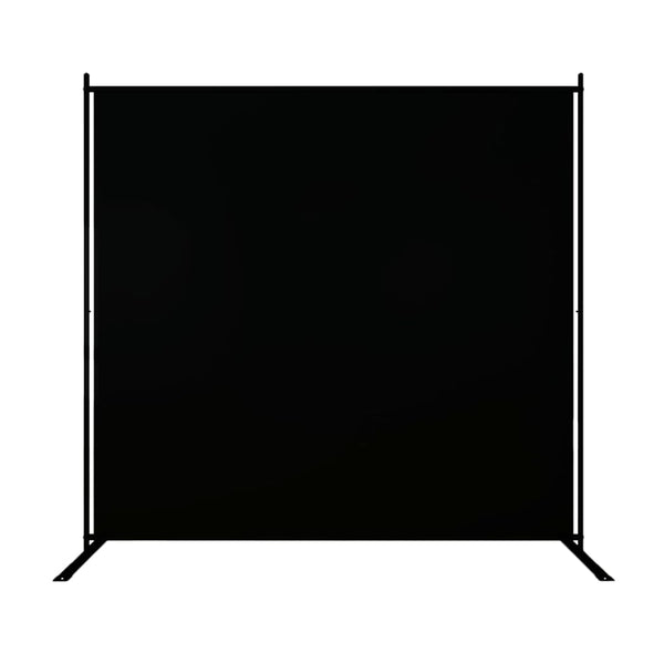 Large Black Single Panel Folding Portable Photography Backdrop with Stands