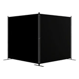 Extra Large Black Twin Panel Folding Photography Background with Stands Angled at 90 Degrees facing away