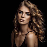 Model in front of a PiXAPRO 2.7x10m Black Seamless Paper Background Roll