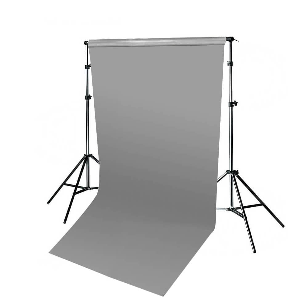 2.7x10m Seamless Paper Photography Background with Telescopic Backdrop Stand