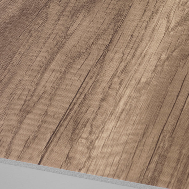 60x60cm Dark/Light Brown Wooden Effect PVC Boards Twin Kit
