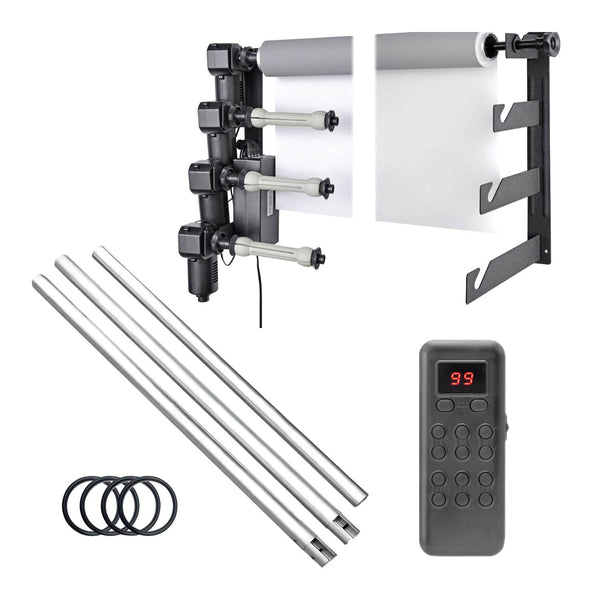 PiXAPRO Quad Motorised Background Expansion Drive Set with Metal Crossbars