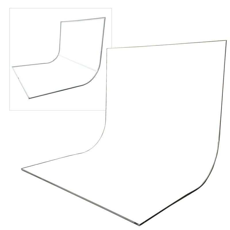 Cyc Background EasiFrame Curved Infinity Cove Cyclorama Background Frame Kit