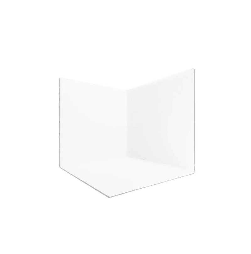 2.4m x 2.4m x 2.4m White Corner Photo Booth Background 