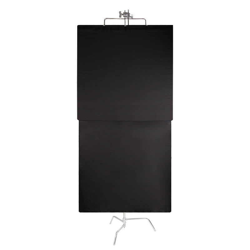 120x120cm Black Floppy Gobo Flag Panel with C-Stand