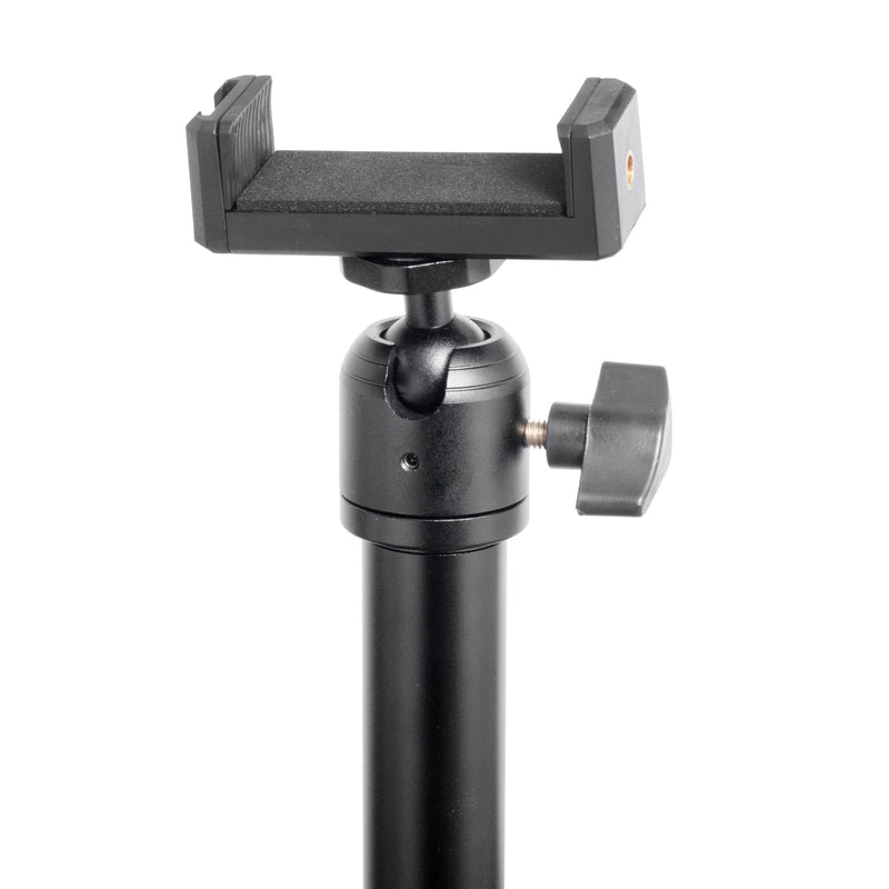 PiXAPRO Tabletop Gear Tree Clamp Sand close up of smartphone clamp