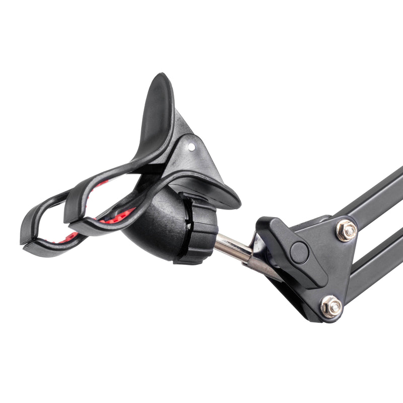 PiXAPRO Tabletop Gear Tree Clamp Sand close up of microphone clamp