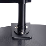 PiXAPRO Tabletop Gear Tree Clamp Sand close up of desk clamp mounted to a table