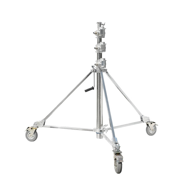 406cm Master Pro Heavy-Duty 3-Riser Geared Junior Pin Wind-up Stand (SPECIAL ORDER)