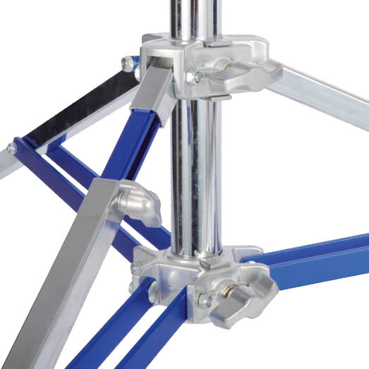 PiXAPRO 210cm Double-Riser Stainless-Steel Junior Combo Stand with Levelling Legs
