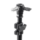 Close up of the Horizontally-Mounted Spigot on the  PiXAPRO Ceiling-Wall Mounted Stand 