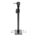 Close up of the Vertically-Mounted Spigot on the  PiXAPRO Ceiling-Wall Mounted Stand  with Mounting bolts (designed for Brick/Concrete walls)