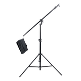 GLOWPAD 350S Daylight Balanced Three Head Boom Kit with 60x130cm Shooting Table
