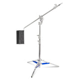 PiXAPRO 430cm Heavy Duty 2in1 Reclined Stainless Steel Baby Boom Stand