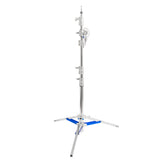 430cm Heavy Duty 2in1 Reclined Stainless Steel Baby Boom Stand Straight