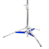 430cm Heavy Duty 2in1 Reclined Stainless Steel Baby Boom Stand (Close Up of legs)