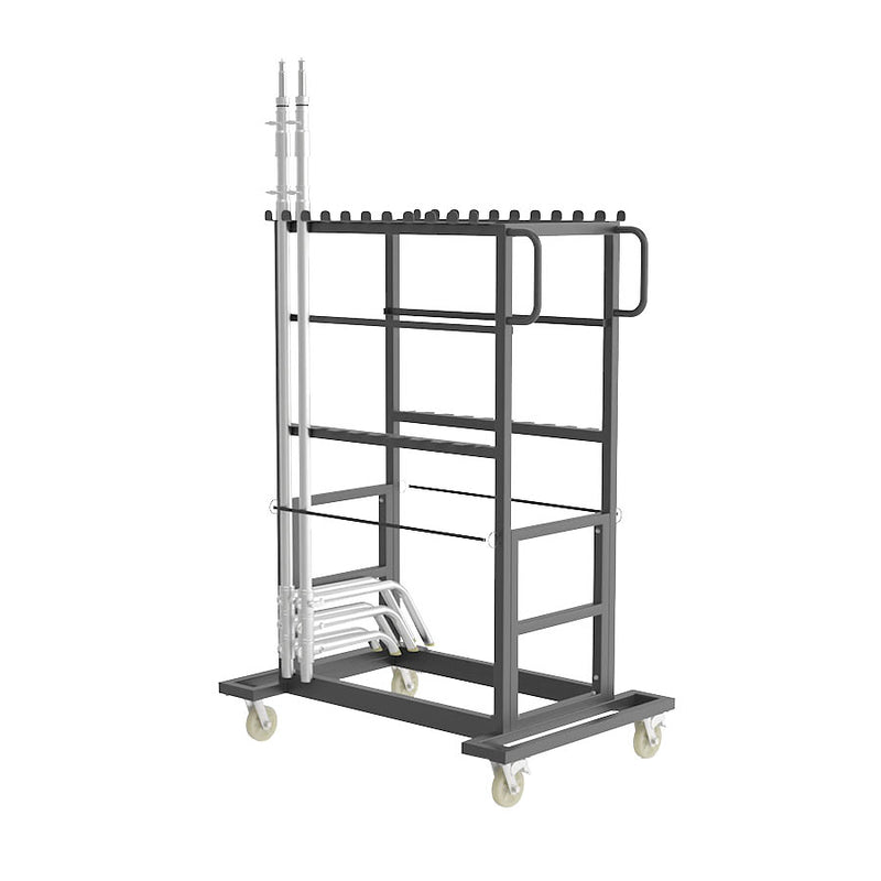 Pixapro C-Stand Dolly Cart with 2x C-stands