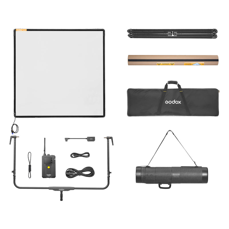Godox KNOWLED AD33 3x3 Adjustable Scrim Diffuser Box Content
