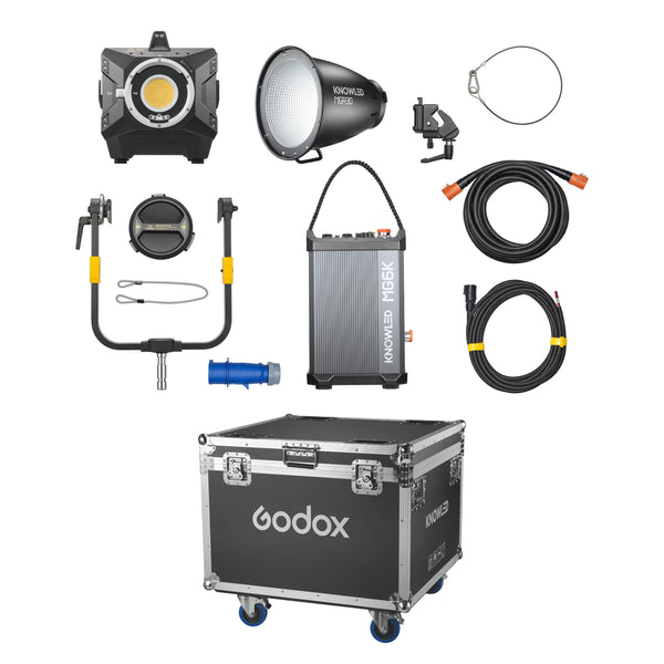 Godox MG4K Bi-colour COB LED Cine light Box Content