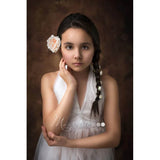 2x3, Brown Oil Painting Abstract Texture Studio Photography Backdrop