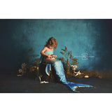 2x3 Abstract Blue Green Studio Photography Backdrop (SPECIAL ORDER)