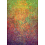 Kate Backdrops 2x3 Abstract Rusty Orange Green Textured Studio  Backdrop