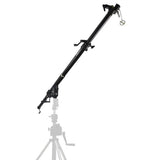 Kupo Big Boom 4-Way Geared Telescopic Boom Arm Example Set-up attached to light stand