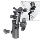 Tiltable Swivel Umbrella Adapter Bracket/ Tilthead with Hotshoe Attachment