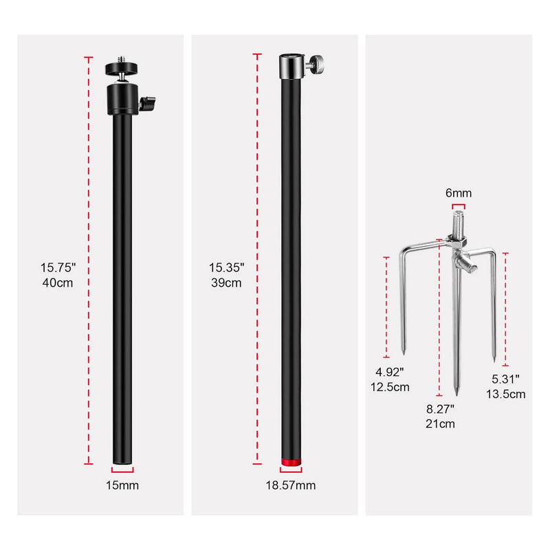 3-in-1 360 Degree Adjustable Aluminium Field Camera Mount Stand