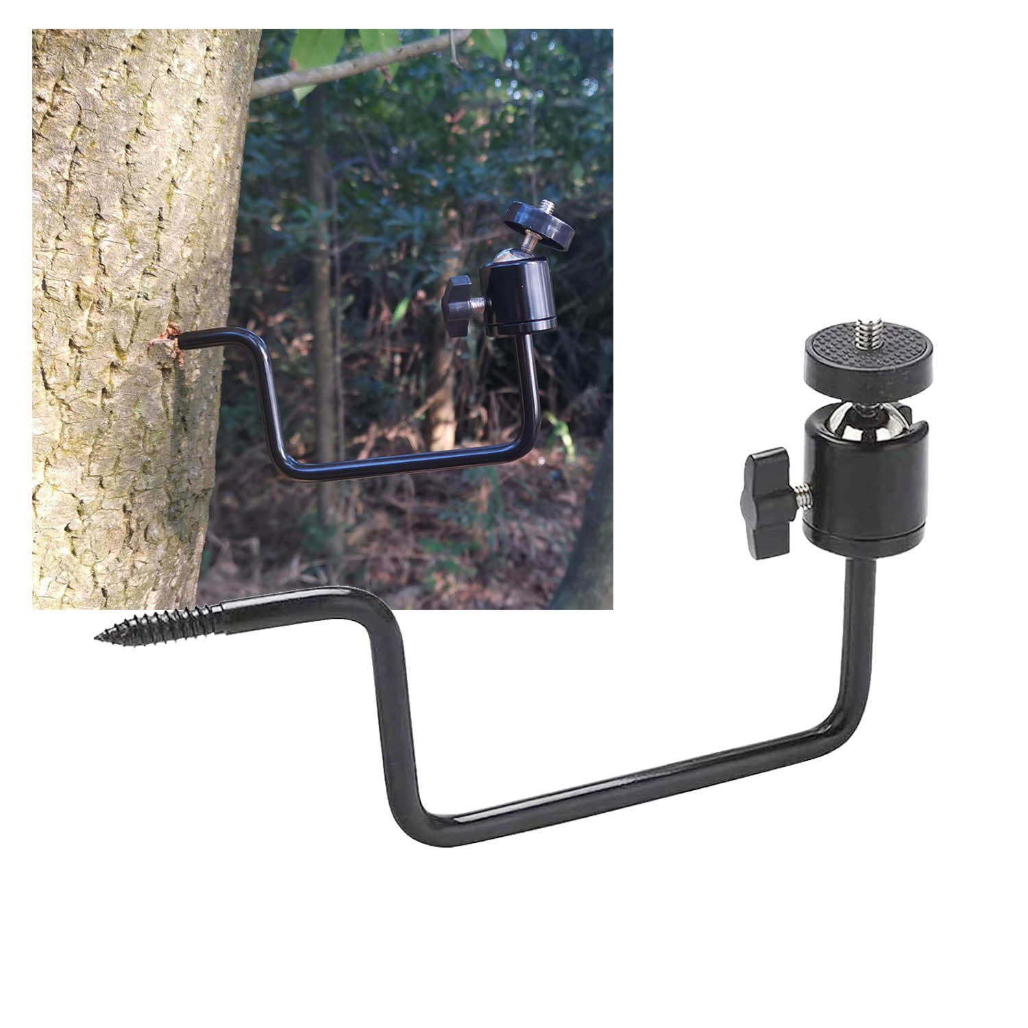 PIXAPRO SCREW-IN CAMERA MOUNT BRACKET WITH MINI BALL HEAD