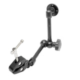 PIXAPRO 10-Inch Articulating Magic Arm with Crab Claw Clamp and Wall mount