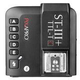 PiXAPRO Pro ST-III Plus 2.4GHz Wireless TTL Flash Trigger (X2T) - Top View