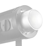 Replacement Glass Dome mounted to a Godox SZ150R or SZ300R