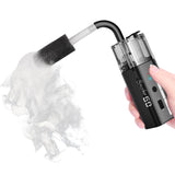 LensGo Smoke Go Compact Portable Fog Machine in use in a pperson's hand
