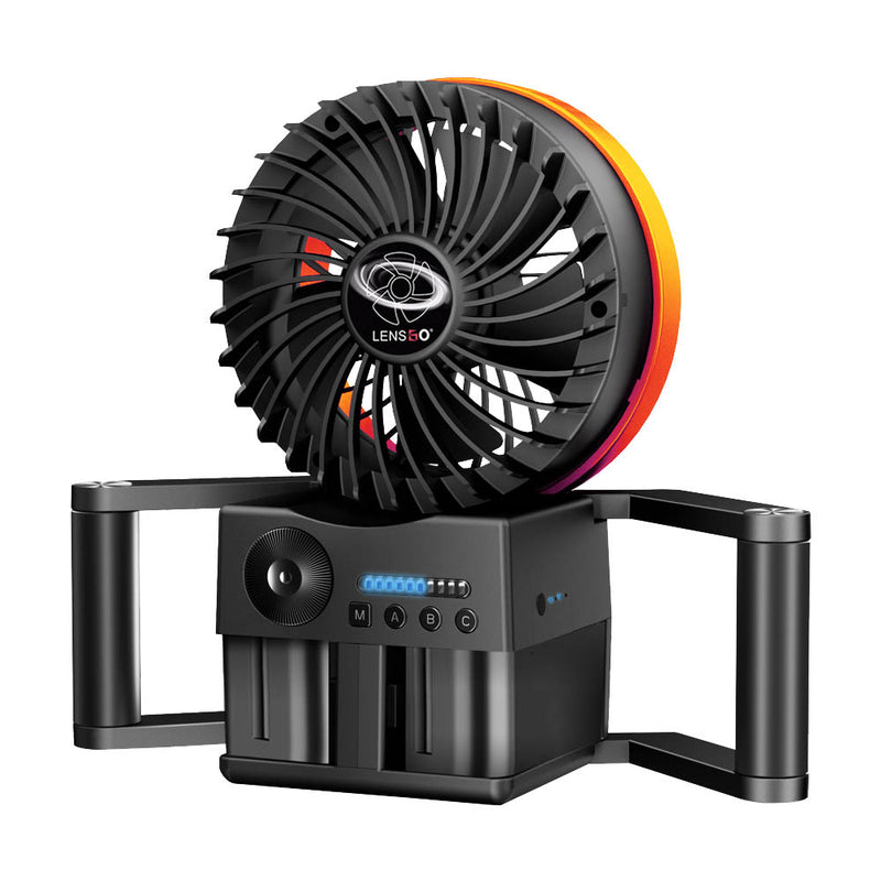 Lensgo Typhoon 1 50W Machine (Back View with batteries)