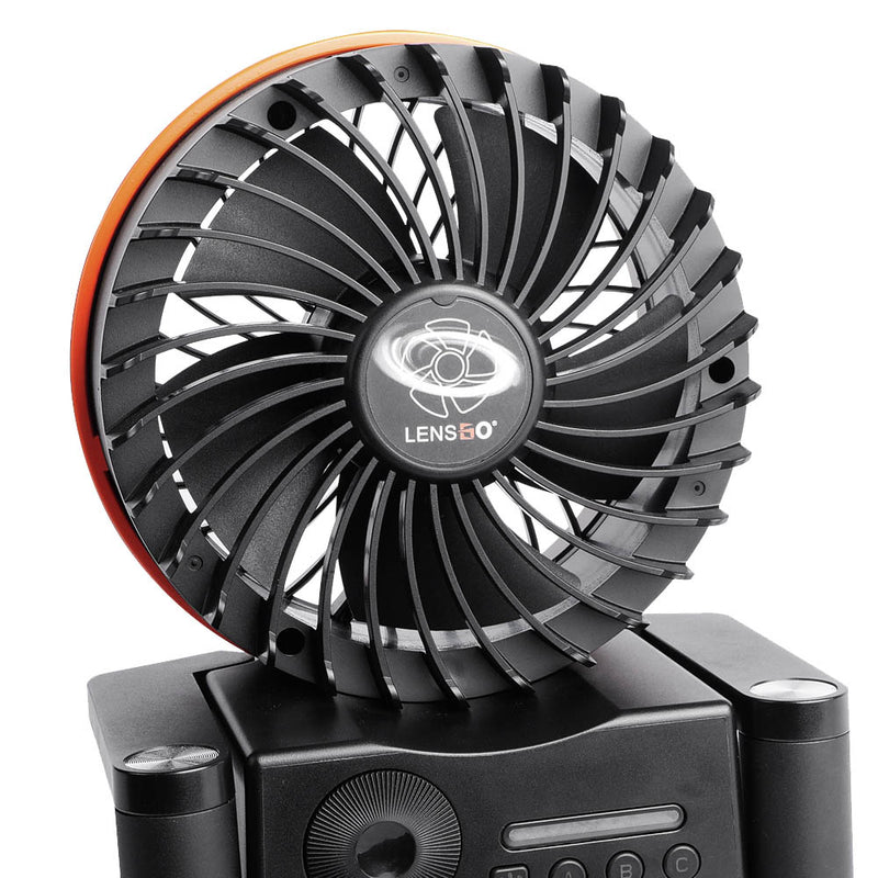 Lensgo Typhoon 1 50W Handheld Wind Machine Clos-up back view
