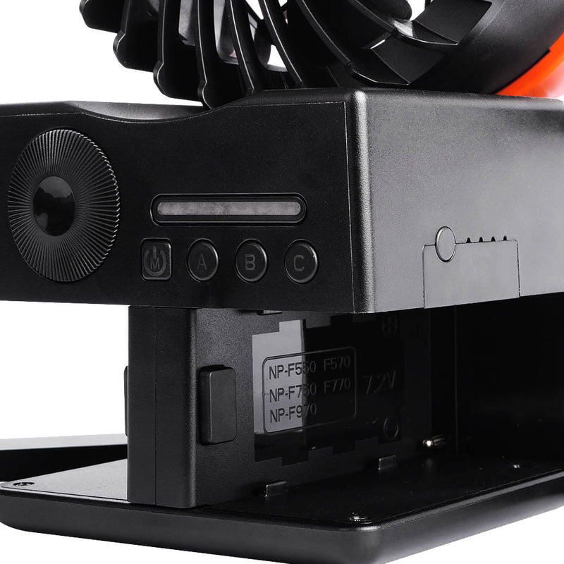 Lensgo Typhoon 1 50W Handheld Wind Machine Battery Compartment