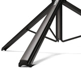 A close up of the MagMod MagStand 9 9ft light stand's legs