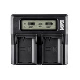 DC-LCD Dual Channel Charger for Sony NP-F, NP-FM Series