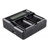 DC-LCD Dual Channel Charger for Sony NP-F, NP-FM Series